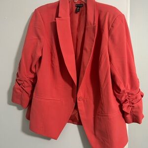 New Directions Vibrant Coral Blazer